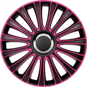 wieldoppen 13 inch LeMans | zwart/roze